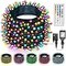 66FT 200 LED Color-Changing String Lights – Warm White & RGB Outdoor/Indoor Fairy Lights with Remote, Timer & Waterproof for Christmas, Halloween, Weddings, Parties (RGB and Warm White)